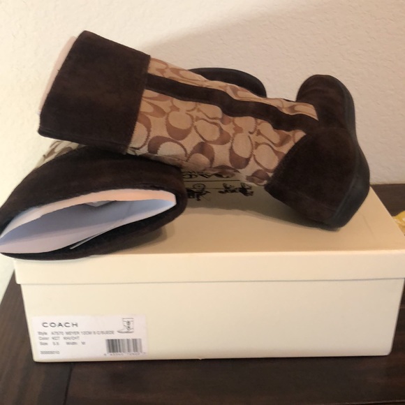 Coach suede boots - Picture 5 of 5